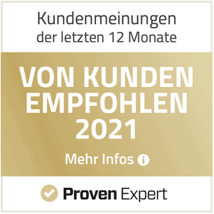 provenrxpert 2021 von kunden empfohlen